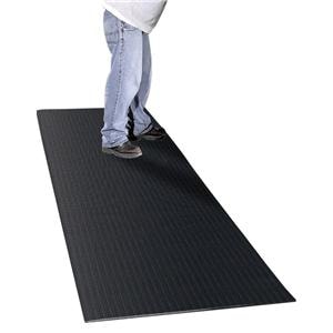 Realspace Anti-Fatigue Vinyl Floor Mat 27" x 36" Charcoal 1/PK