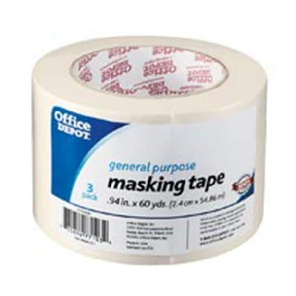 General-Purpose Masking Tape 0.94 in x 60 Yd 3/Pk