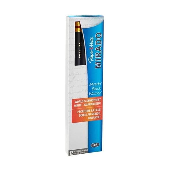 Mirado Black Warrior Pencils No. 2 Med Soft Lead 12/Box 12/Pk