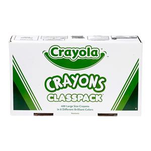 Crayola Classpack Large Crayons 8 Assorted Colors Box Of 400 400/Pk