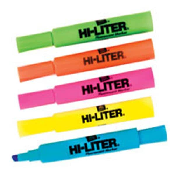 Desk-Style Highlighter Fluorescent Colors 4