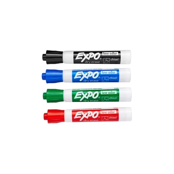 Avery Marks-A-Lot Dry-Erase Marker Assorted 4/Pk 4/Pk