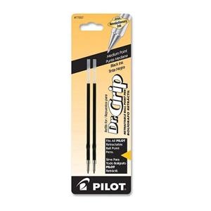 Ballpoint Pen Refill Medium Point 1.0 mm Black 2/Pack 2/Pk