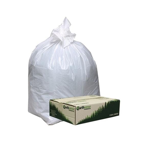 Can Liners 13 Gallons 0.70 Mil Thick 24 in x 31 in White 150/Bx