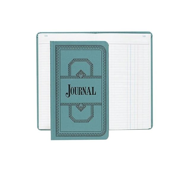 Account Book Journal 16 Lb 12.125 in x 7.625 in Blue 1/PK