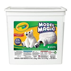 Crayola Model Magic 2 Lb Bucket Of White 1/PK