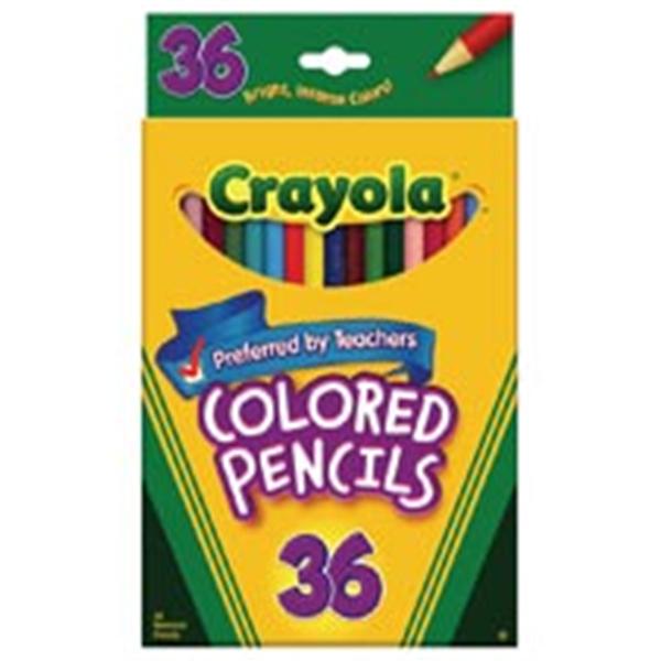 Crayola Color Pencils Set Of 36 Colors 36/St