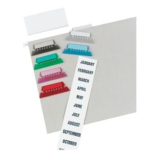 Pendaflex Hanging File Folder Plastic Tabs Clear 25/Pack 25/Pk