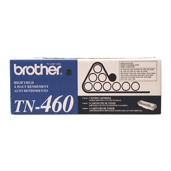 Brother TN-460 High-Yield Black Toner Cartridge 1/PK