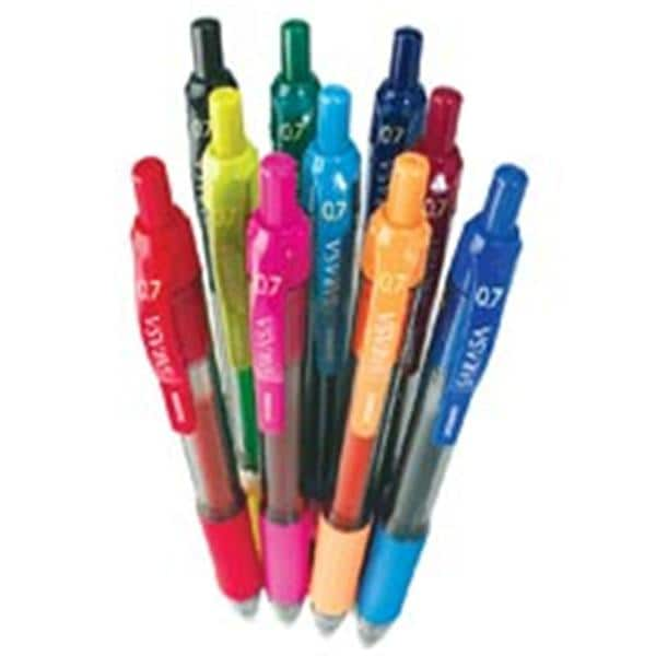 Sarasa Gel Ink Retracting Pen Med Point 0.7 mm Assorted 10/Pack 10/Pk