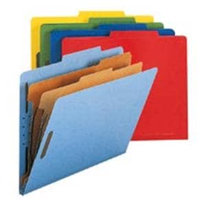 Classification Folders 2 Dividers Letter Size Asst 5/Pack 5/Pk
