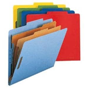 Classification Folders 2 Dividers Letter Size Asst 5/Pack 5/Pk