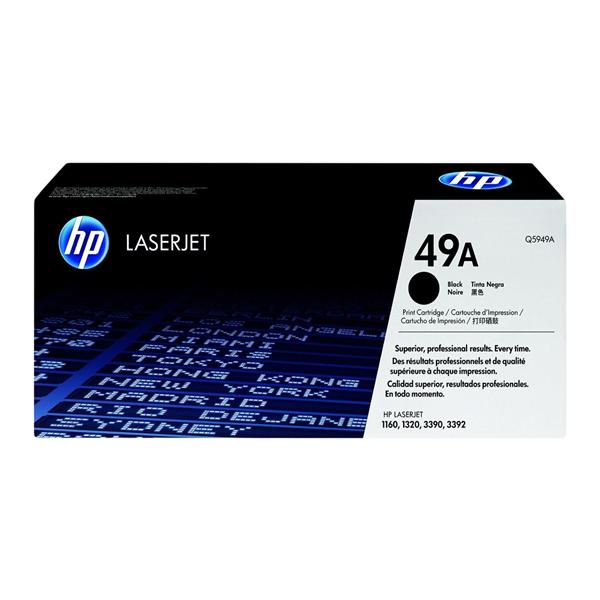 HP 49A Black Original Toner Cartridge (Q5949A) Ea