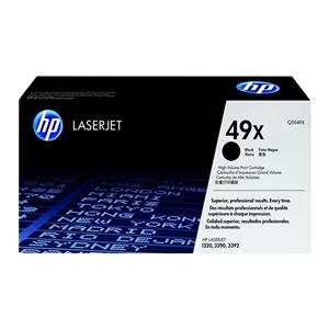 HP 49X Black Original Toner Cartridge (Q5949X) Ea