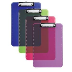 Clipboard 9 in x 12 in Assorted Colors Ea