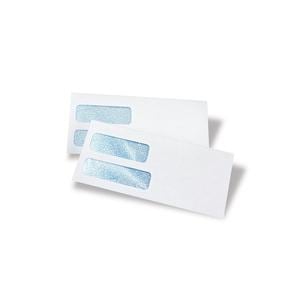 Dbl-Window Envelope #9 3.875 in x 8.875 in White 500/Box 500/Bx