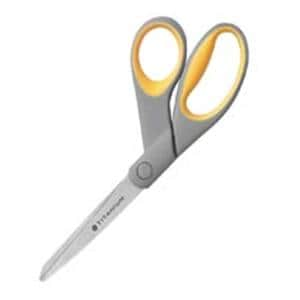 Westcott Titanium Bonded Scissors 8" Pointed Gray/Yellow Ea