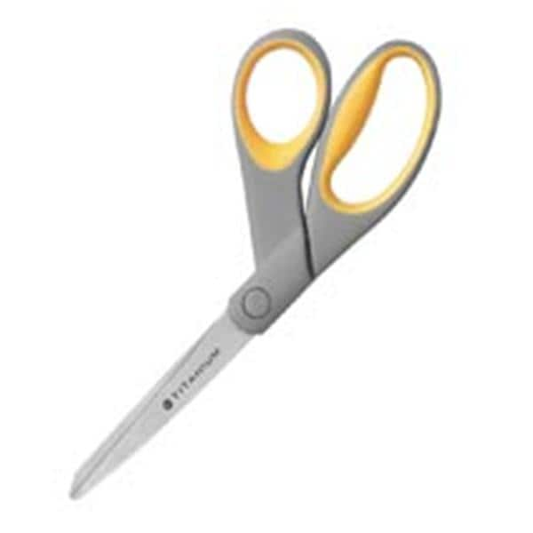 Westcott Titanium Bonded Scissors 8" Pointed Gray/Yellow Ea