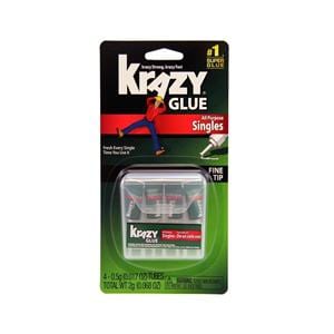 Krazy Glue All-Purpose Single-Use .07 Oz Clear 4/Pack 4/Pk
