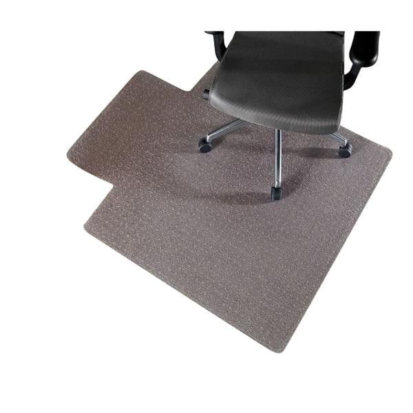 Economy Chair Mat Thin Commercial-Grade Carpets Wide Lip Clear 45x53 Ea