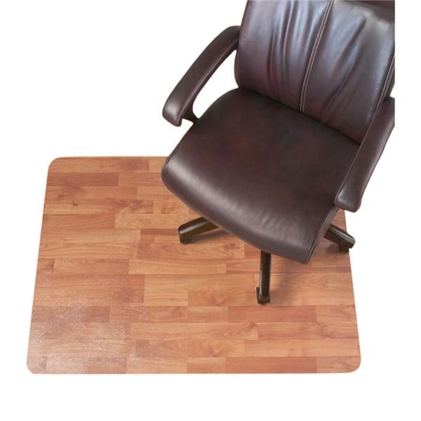 Realspace Hard Floor Chair Mat Rectangular 46"W x 60"D Clear Ea