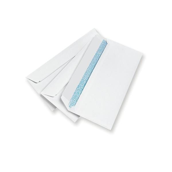 Clean Seal Security Envelopes #10 4.125 in x 9.5 in White 500/Box 500/Bx