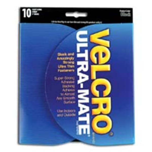 VELCRO Brand ULTRA-MATE Tape 1" x 120" Roll Black Rl