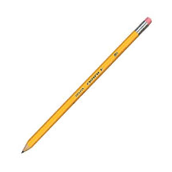 Dixon Oriole Pencils Yellow No. 2 Soft Lead Presharpened 12/Pack 12/Pk