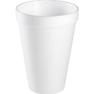 Dart Insulated Foam Drinking Cups 12 Oz 1000/Bx