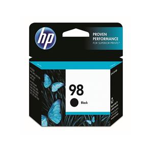 HP 98 Black Original Ink Cartridge (C9364WN) Ea