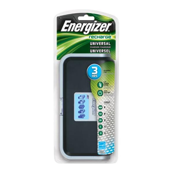 Energizer Universal Battery Charger For AA/AAA/C/D/9V Batteries Ea