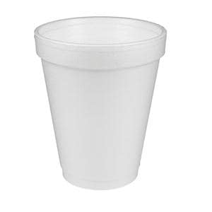 Dart Styrofoam Cups 10 Oz White 25/Bg