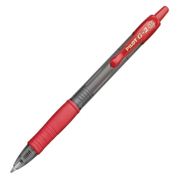 G-2 Gel Pen Bold Pt 1.0 mm Red 12/Pack Ea