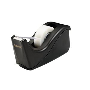 Scotch Desktop Tape Dispenser Two-Toned Black Ea