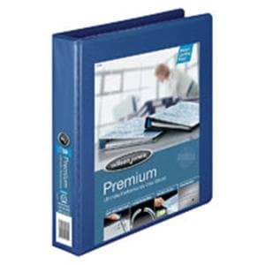 Premium One-Touch Round-Ring View 1.5 in Binder Blue Ea