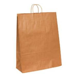 Kraft Paper Shopping Bags 19.25 in x 16 in x 6 in 200/Pack 200/Pk