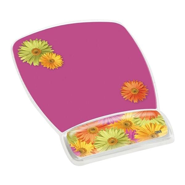 3M Precise Micro-Texture Mousepad with Gel Wrist Rest Daisy Ea