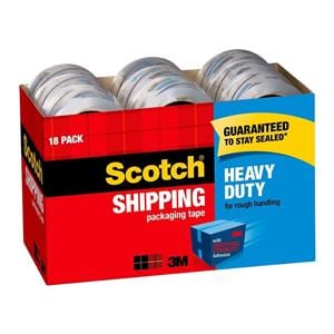 Scotch 3850 Heavy-Duty Packaging Tape 1 7/8 in x 54.6 Yd 18/Pack 18/Pk