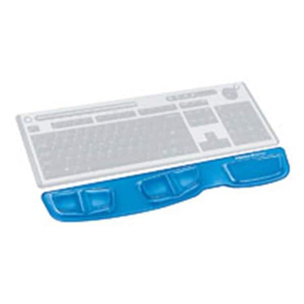 Fellowes Gel Keyboard Palm Support With Microban Blue Ea