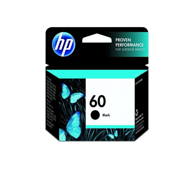 HP 60 Black Original Ink Cartridge (CC640WN) Ea