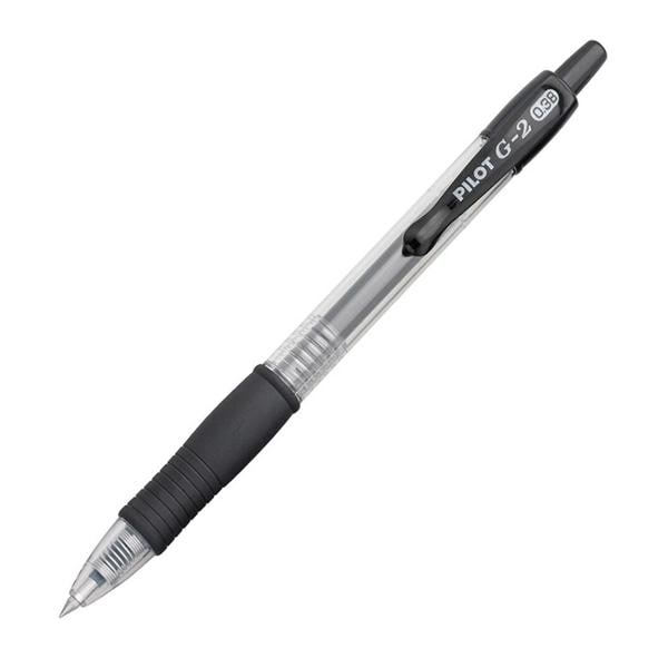 G-2 Gel Pen Ultra Fine Point 0.38 mm Black 12/Pack 12/Pk