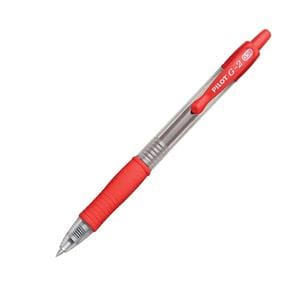 G-2 Gel Pen Ultra Fine Point 0.38 mm Red 12/Pack 12/Pk