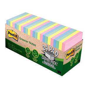 Post-it Notes Cabinet Pack Helsinki Collection 75/Pad 24/Pack 24/Pk