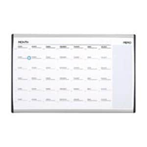 Quartet ARC Dry-Erase Calendar For Cubicles 18 in x 30 in Ea