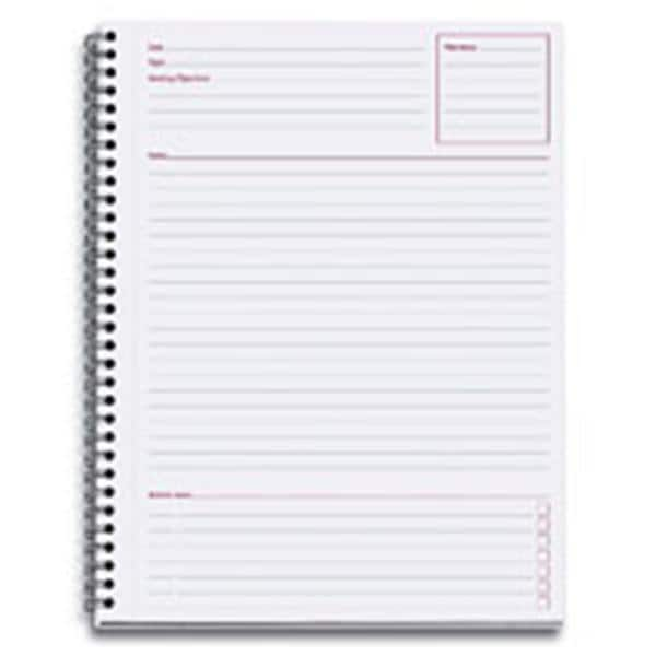 Business Notebook 8.5 in x 11 in Legal Ruled 80 Sheets Black Ea