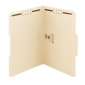 Smead Heavyweight Manila Fastener Folders Letter Size 50/Pack 50/Bx