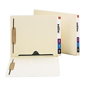 End-Tab Folder w/ Full Pockets Letter Size Manila 50/Pack 50/Bx