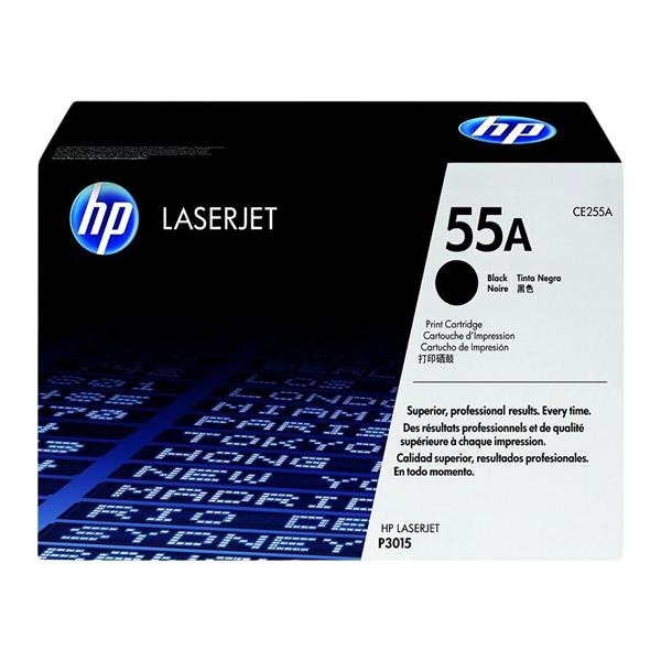 HP 55A Black Original Toner Cartridge (CE255A) Ea