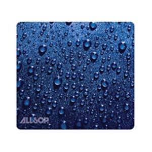 Allsop Naturesmart Mouse Pad 8.5" x 8" Blue Raindrop Ea