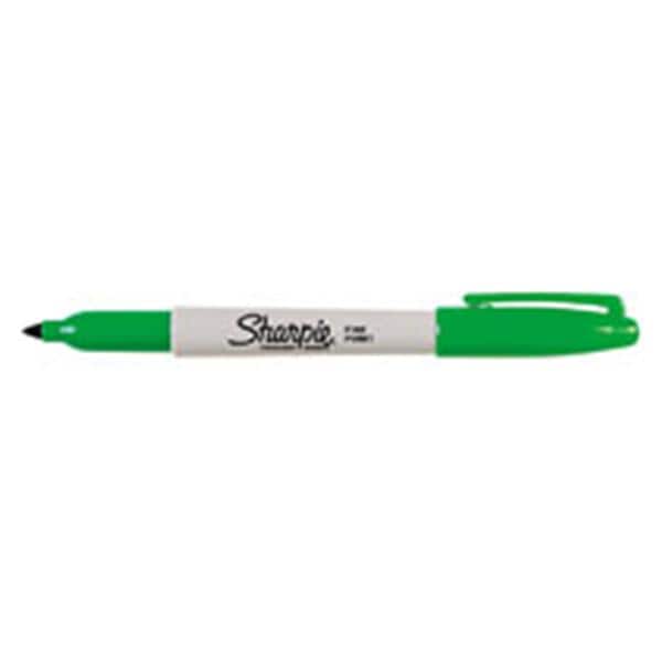Sharpie Permanent Fine-Point Markers Green 12/Pack 12/Pk